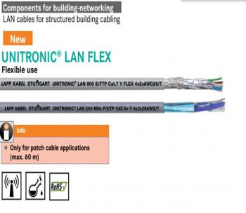 UNITRONIC® LAN FLEX 600 S/FTP CAT7 LSZH | Cáp Mạng LAPP KABEL 4 x 2 x AWG26/7